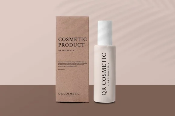 Cosmetic Packaging Mockup PSD