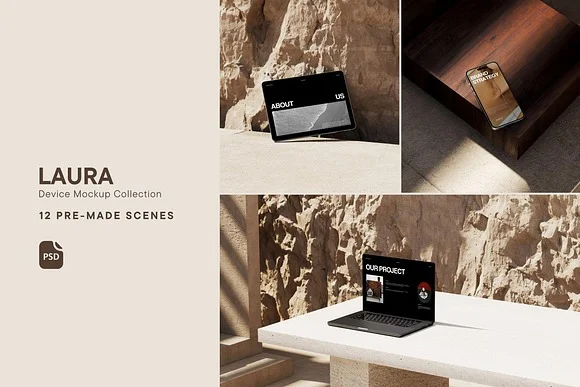 Laura Device Mockup Collection