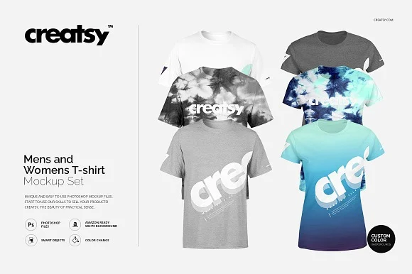 Mens T-shirt Mockup PSD