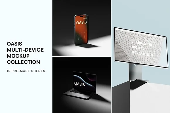 Oasis Multi-Device Mockup Collection