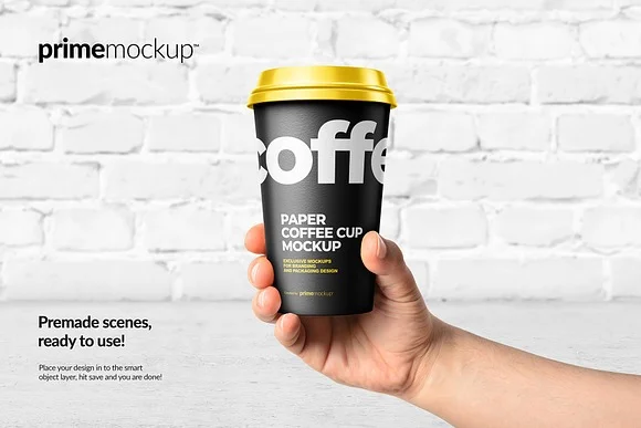 Paper Coffee Cup Mockup Bundle