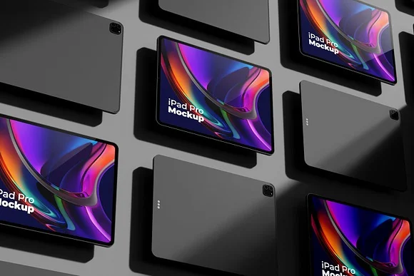 Realistic iPad Mockup PSD