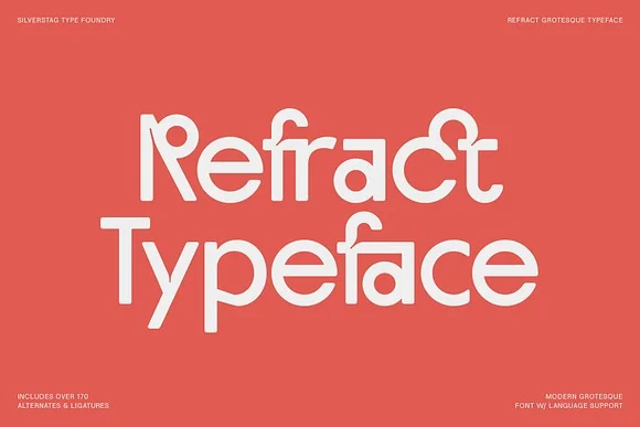 Refract Edgy Font Family