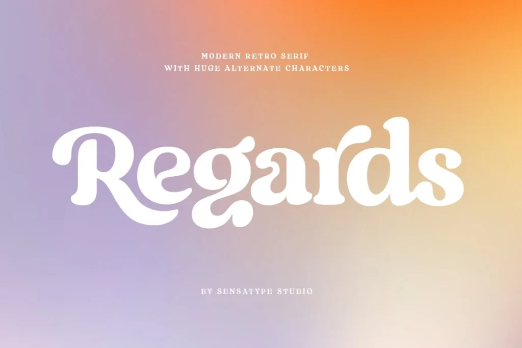 Regards & Serif Font
