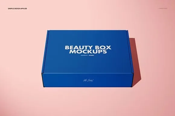 2 Mailing Box Mockup PSD