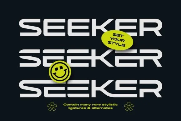 3 Seeker Font