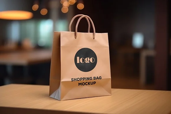 3 Shopping Bag Mockup