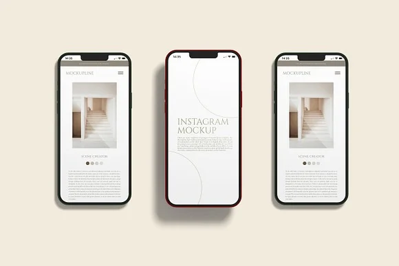 4 Minimal Scene Creator Mockup
