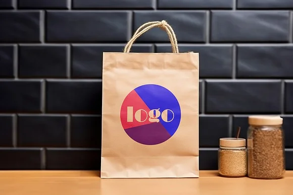 4 Shopping Bag Mockup