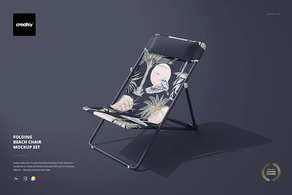 Beach Chair Mockup PSD