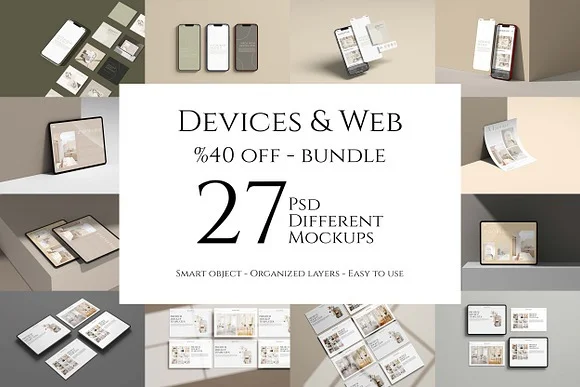 Devices Mockup Bundle PSD