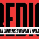 Redig Condensed bold sans