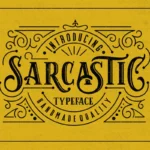 Sarcastic Typeface Extras Font