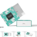 Square Sliding Box Mockup