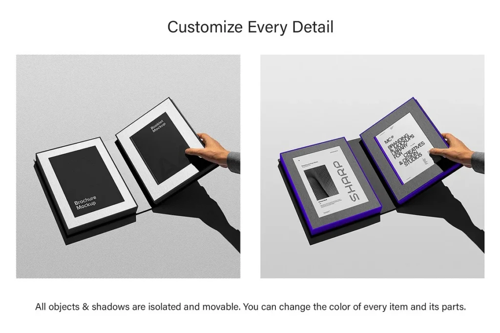 2 Branding Mockups Sharp Collection
