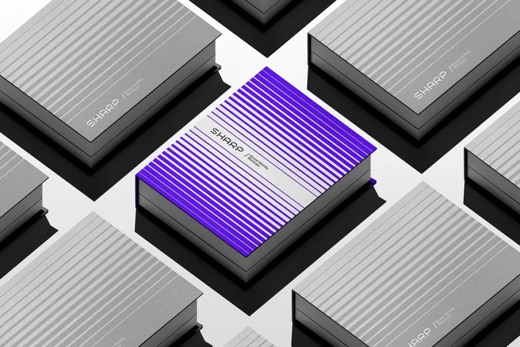 3 Branding Mockups Sharp Collection
