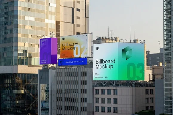 4 Urban Advertising Mockups