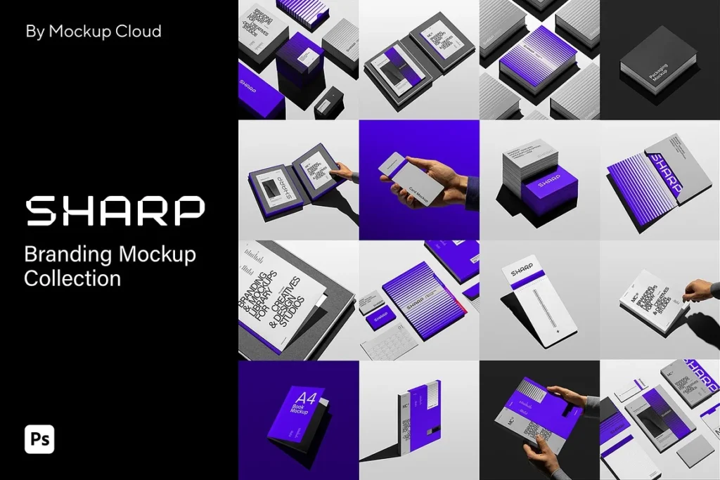 Branding Mockups Sharp Collection