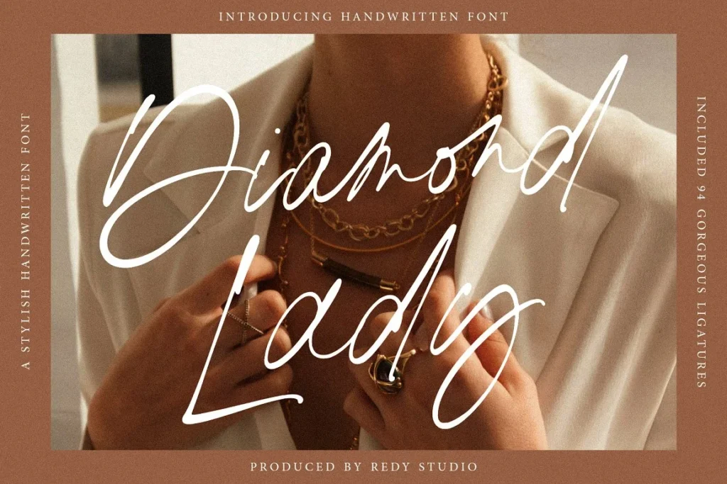 Diamond Lady Handwritten Font