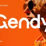 Gendy Modern Sans Font