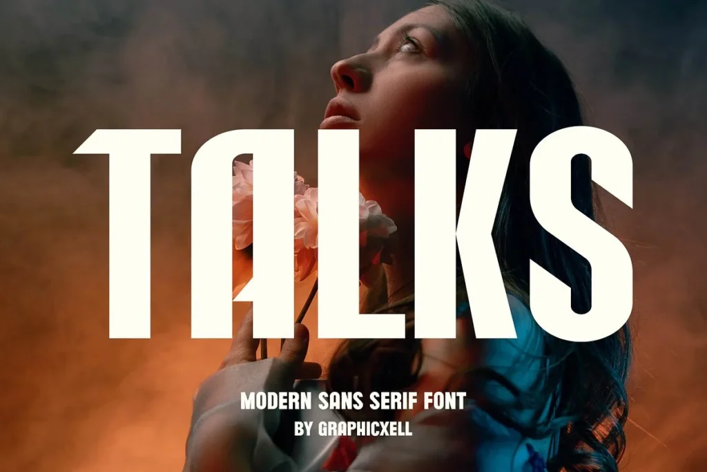 Talks Modern Sans Serif Font