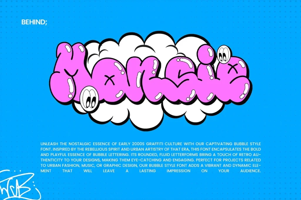 2 Monsie Bubble Display Font