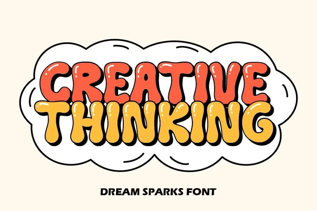 2 Premium Dream Sparks Bubble Font