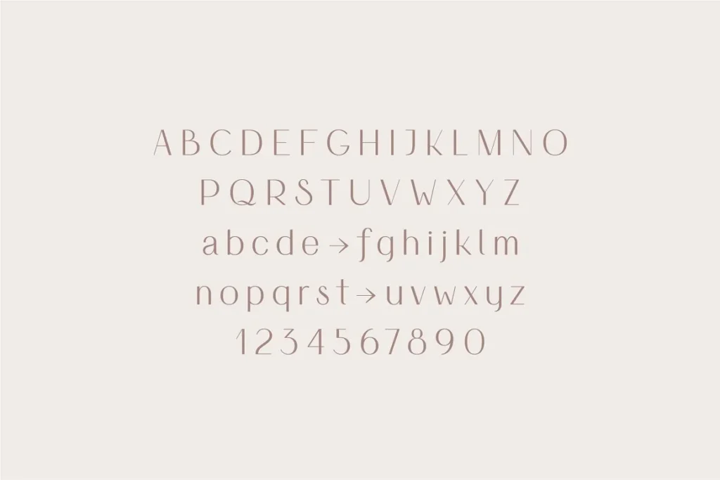 2 Simplicite Elegant Typeface Sans Serif Font