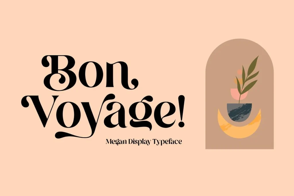3 Megan Display Font A Sans Serif Font