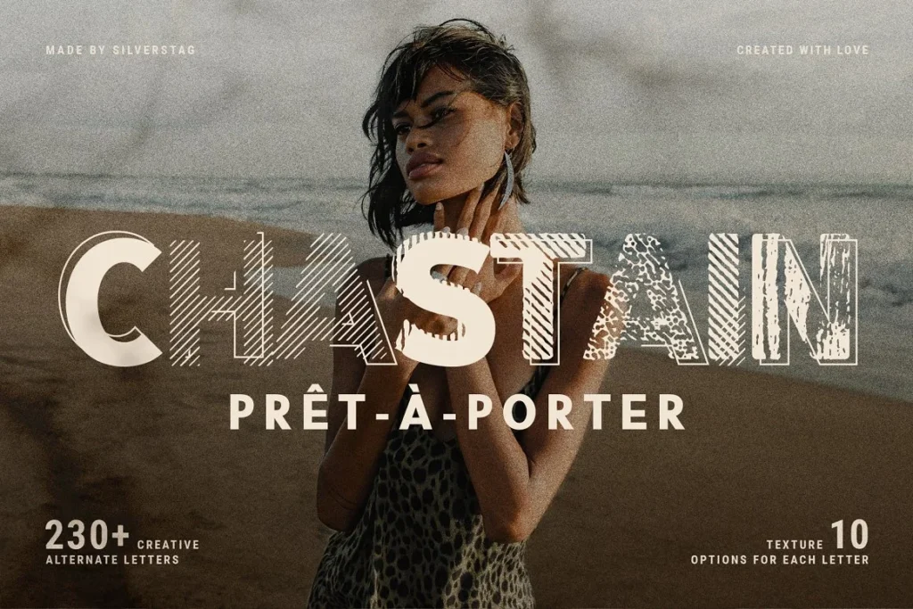 3 Thena Layered Typeface Display Font