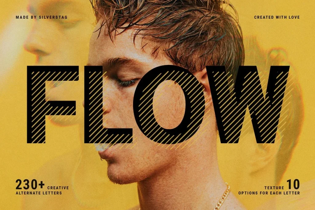 4 Thena Layered Typeface Display Font