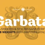 Garbata San Serif Font Typeface Family