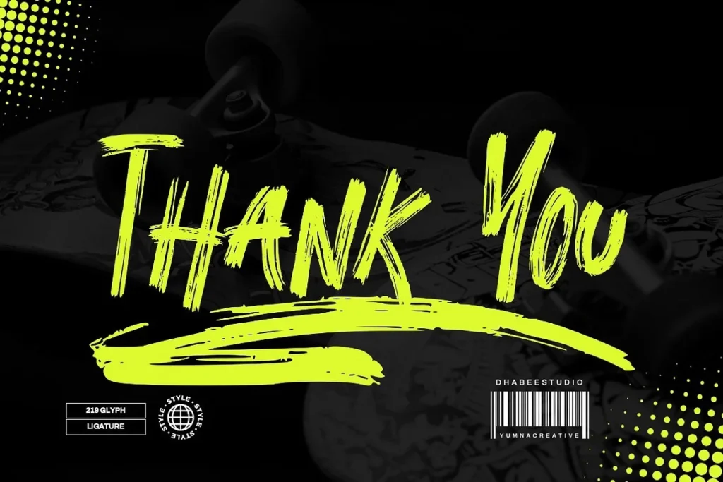 4 Molaser Brush Ink Brush Font